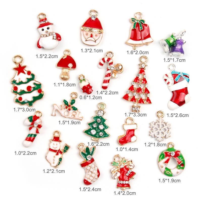 Set 19 Phụ Kiện Trang Trí Giáng Sinh