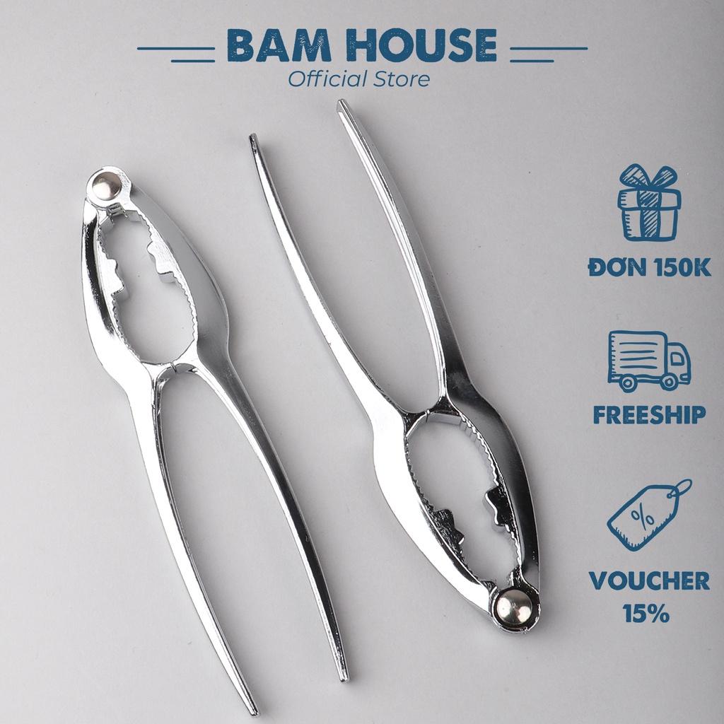 Dụng cụ kẹp càng cua, ghẹ và tách các loại vỏ, hạt cứng inox Bam House siêu bền cao cấp