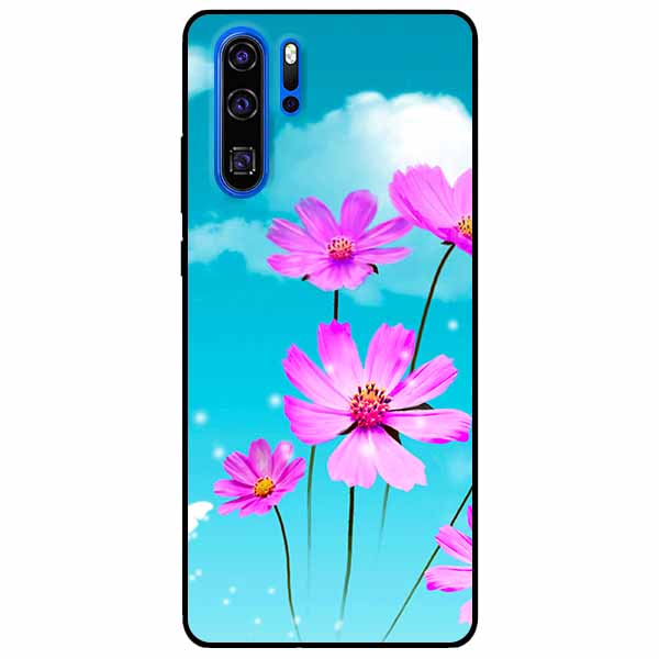 Ốp lưng dành cho Huawei P30 Pro mẫu Hoa Tím Bầu Trời