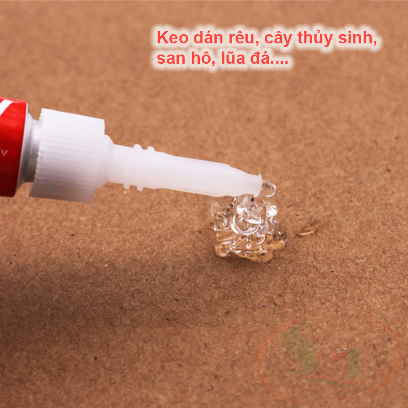 Keo dán KaoKui Instant Gel Glue keo đa năng dán lũa đá cây san hô bể thủy sinh cá tép cảnh