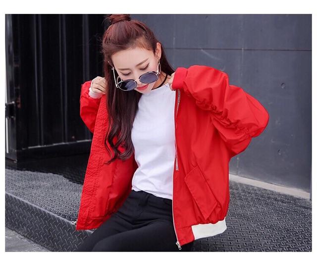 ÁO KHOÁC GIÓ NỮ FORM RỘNG CÁ TINH