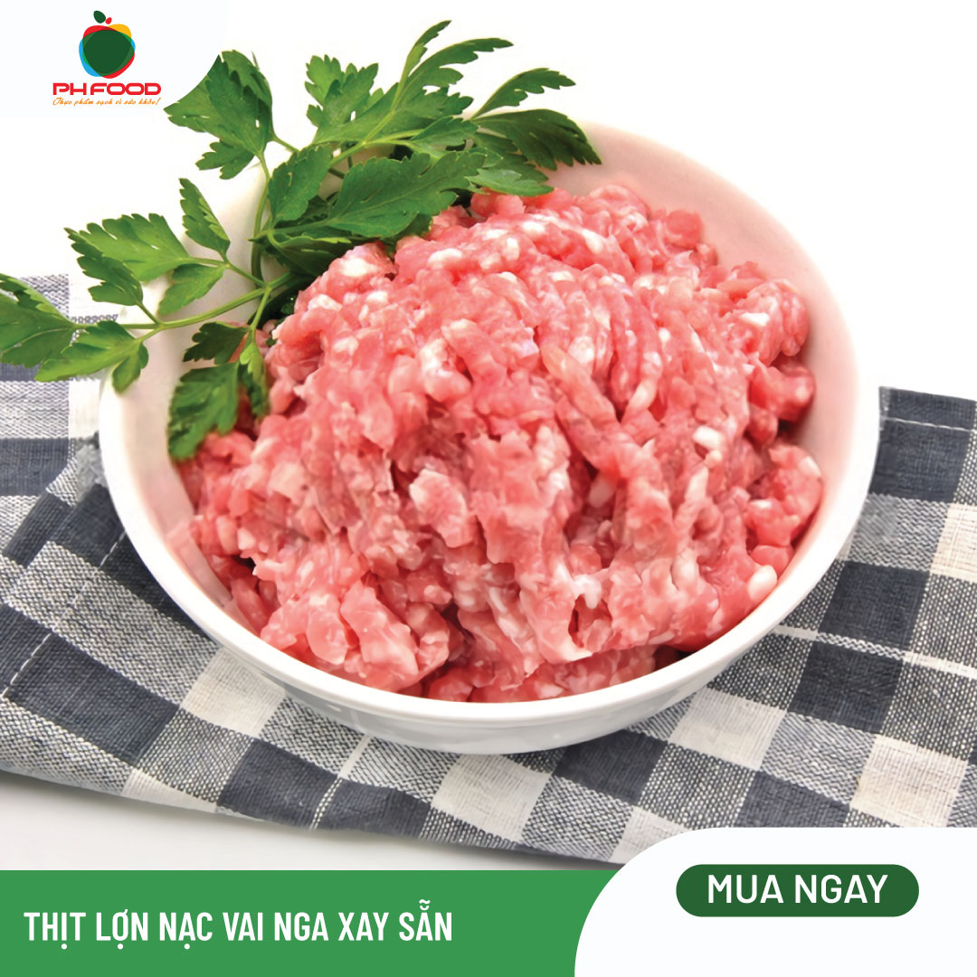 - Thịt Lợn Nạc Vai Nga Say Sẵn - 500g