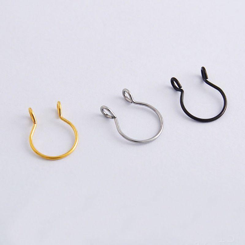 Khuyên vòng mũi đeo giả Septum - Khuyên kẹp không cần lỗ - 8mm - 69STORE