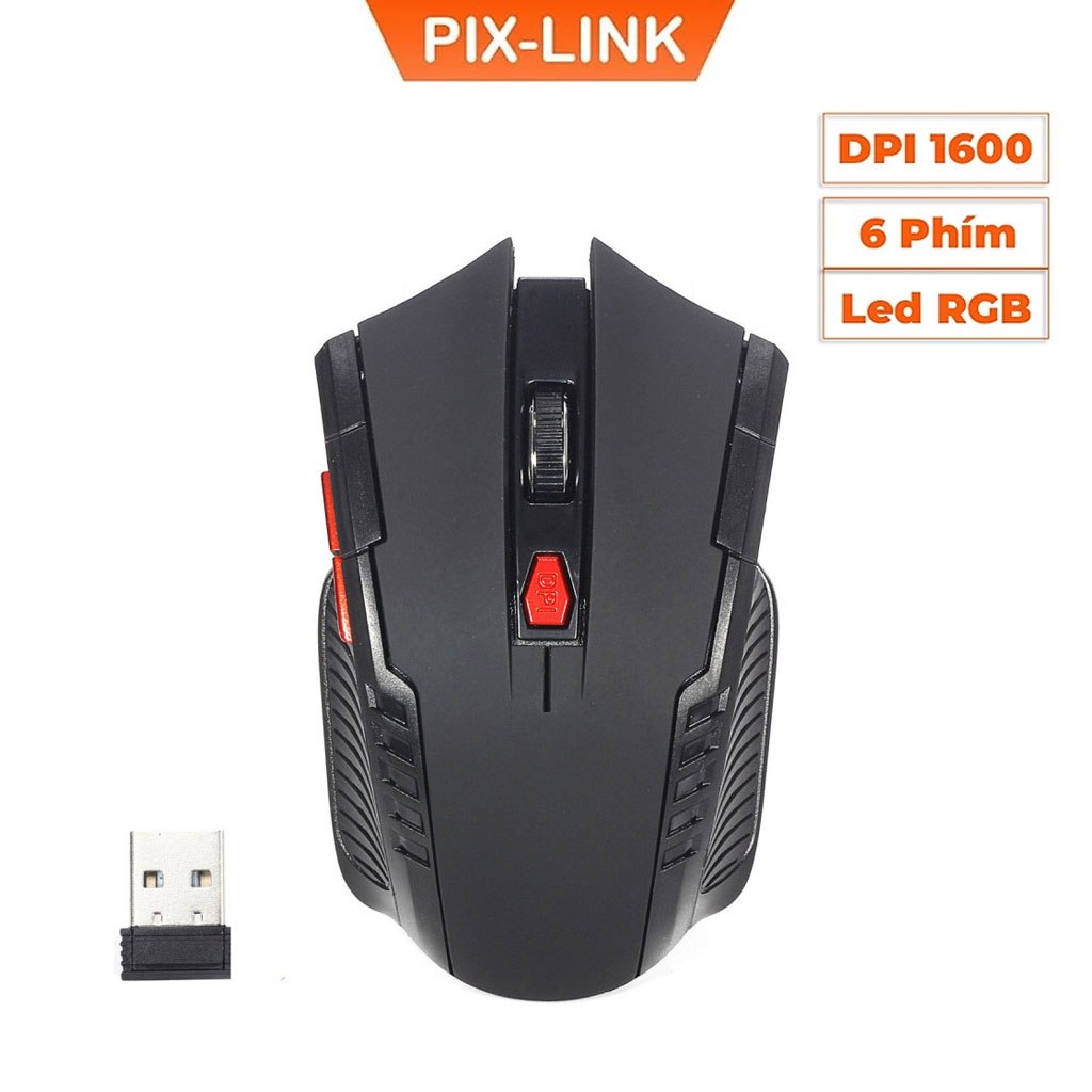 Chuột không dây PIX-LINK  P882 Wireless 2.4G - Hàng chính hãng