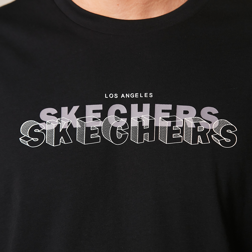 Skechers Nam Áo Thun Tay Ngắn - SL22Q4M298-0018
