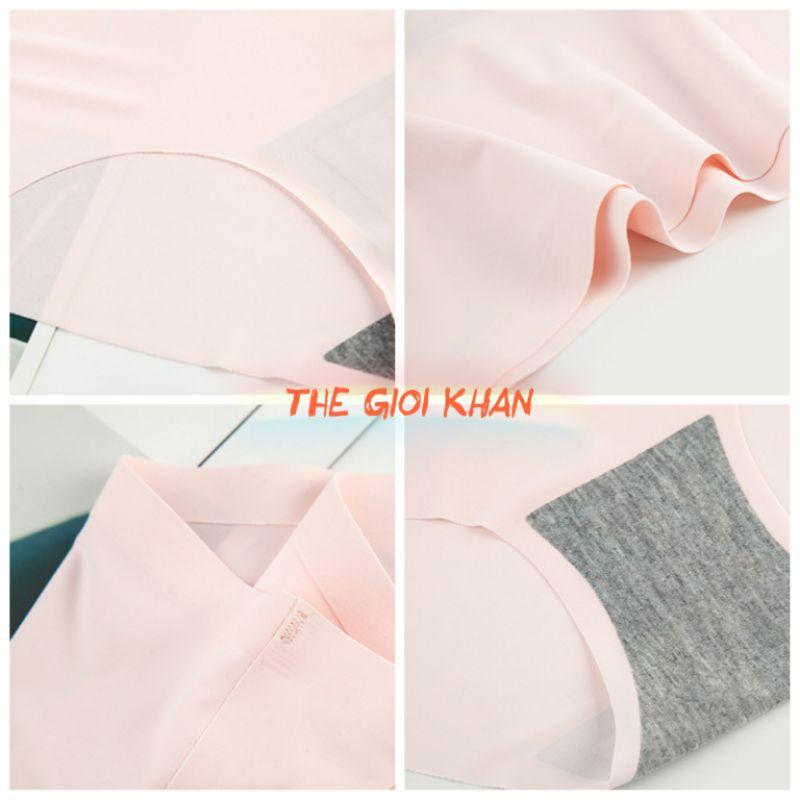 Hình ảnh Quần Lót Nữ Đúc Su không đường may thun lạnh có size XXL kháng khuẩn co dãn full size