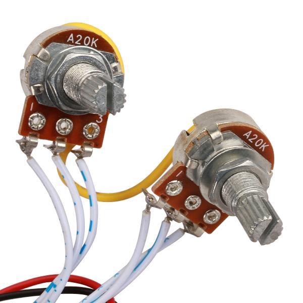 3x2-Band EQ Preamp Circuit for Active Bass Pickup