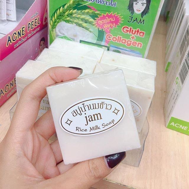 Xà Phòng Tắm Trắng Cám Gạo JAM Rice Milk