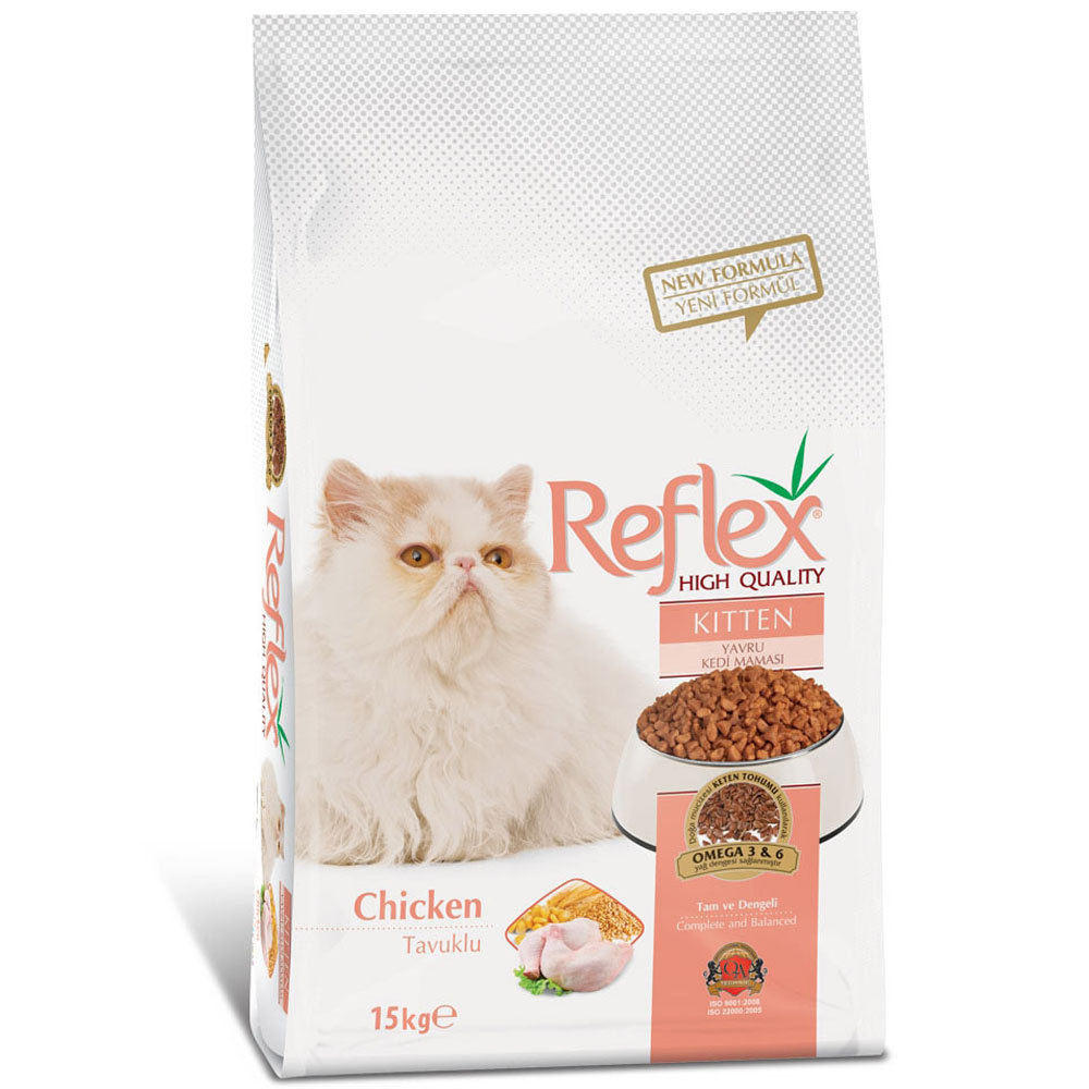 Thức ăn cho mèo Reflex Kitten Food Chicken (15Kg)