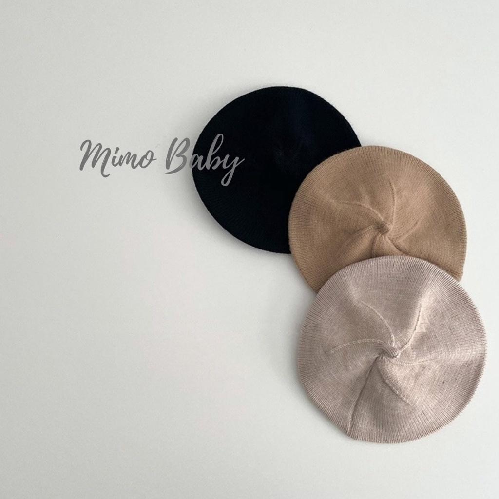 Mũ nồi len basic Style hàn quốc đáng yêu cho bé Mimo baby MN79