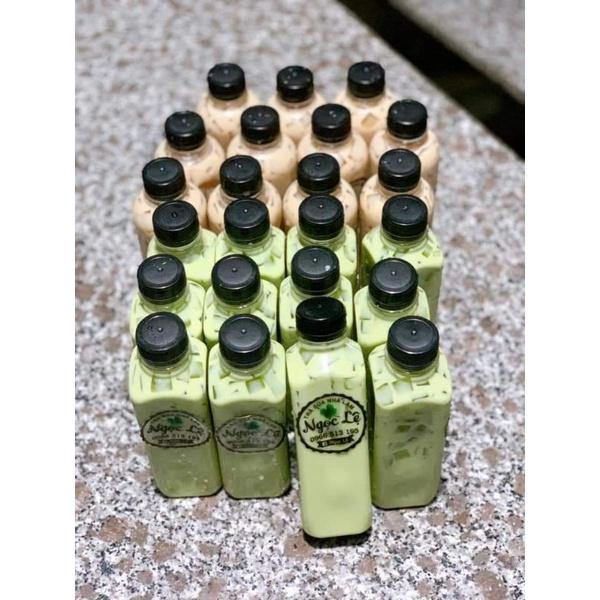 50 chai đựng trà sữa vuông 330ml