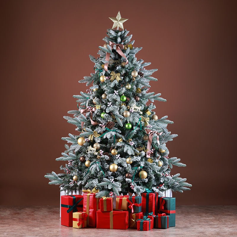 Cây Thông Tuyết Lá PE Cao Cấp C15 Cao 3m Cây Thông Trang Trí Noel