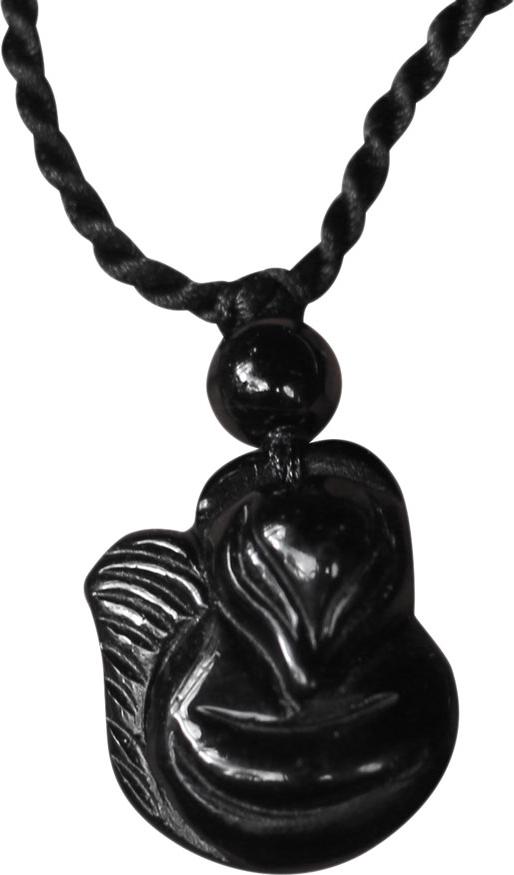 Mặt Dây Chuyền Hồ Ly Thạch Anh Đen Ngọc Quý Gemstones MD9