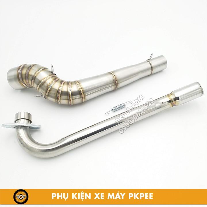 Cổ Pô Tăng 2 Khúc Inox 304 Gắn S110, RSX110, Blade 110