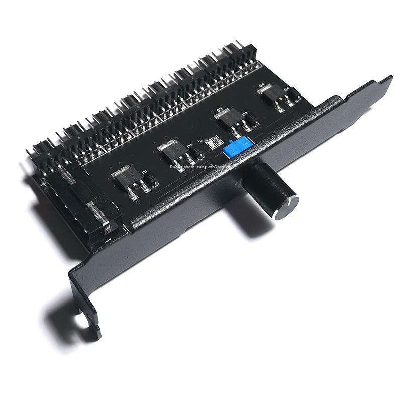 Giá thấp nhất PCI bit khung gầm bộ điều khiển tốc độ quạt một chiều điều khiển giao diện IDE trung tâm điều khiển nhiệt độ máy tính tản nhiệt điều khiển công tắc