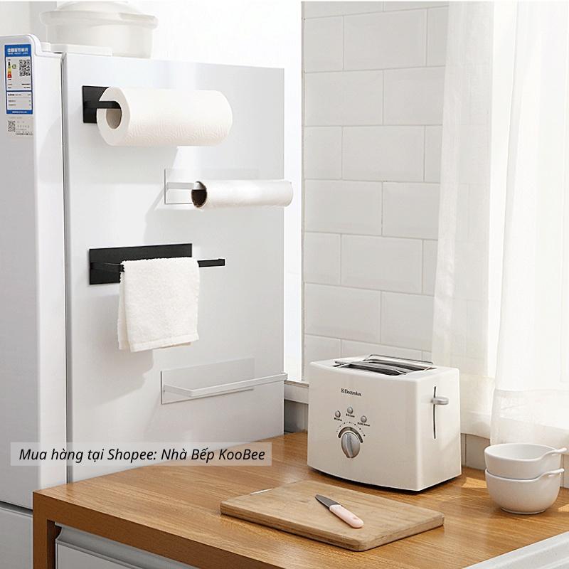 Kệ treo tường nhà bếp - Móc treo giấy lau bếp đa năng, cuộn giấy vệ sinh không cần khoan đục KooBee