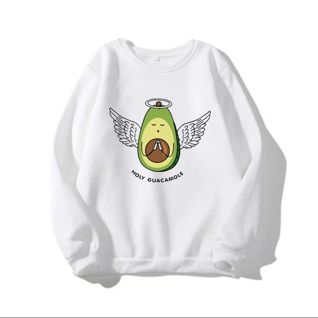 ÁO SWEATER NAM NỮ IN QUẢ BƠ THIÊN THẦN