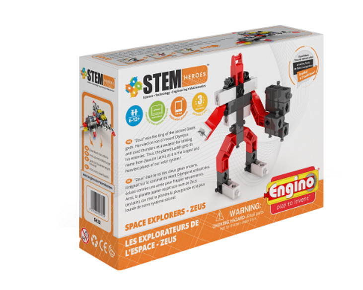 Mô Hình lắp ráp Engino Hero - Thần Zeus SH22