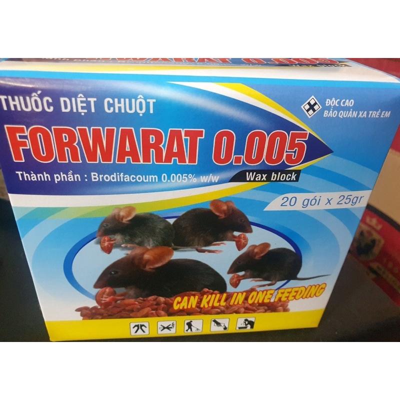 Thuốc Diệt Chuột Dạng Hạt Gạo Forwarat 0.005 Gói 25Gr