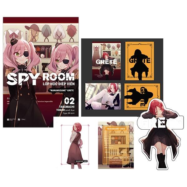 SPY ROOM - Lớp Học Điệp Viên - Tập 2: Manamusume Grete - Bản Quà Tặng: Bookmark + Bộ Postcard Metalize + Thẻ Nhân Vật