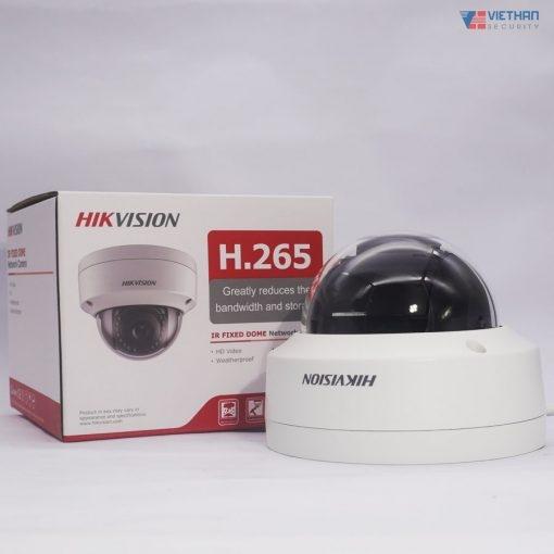 Camera IP Bán Cầu HIKVISION DS-2CD2123G2-IU 2MP, DS-2CD2143G2-IU 4MP,DS-2CD2163G2-IU 6MP Tích Hợp Mic, chuẩn nén H265+ - Hàng Chính Hãng