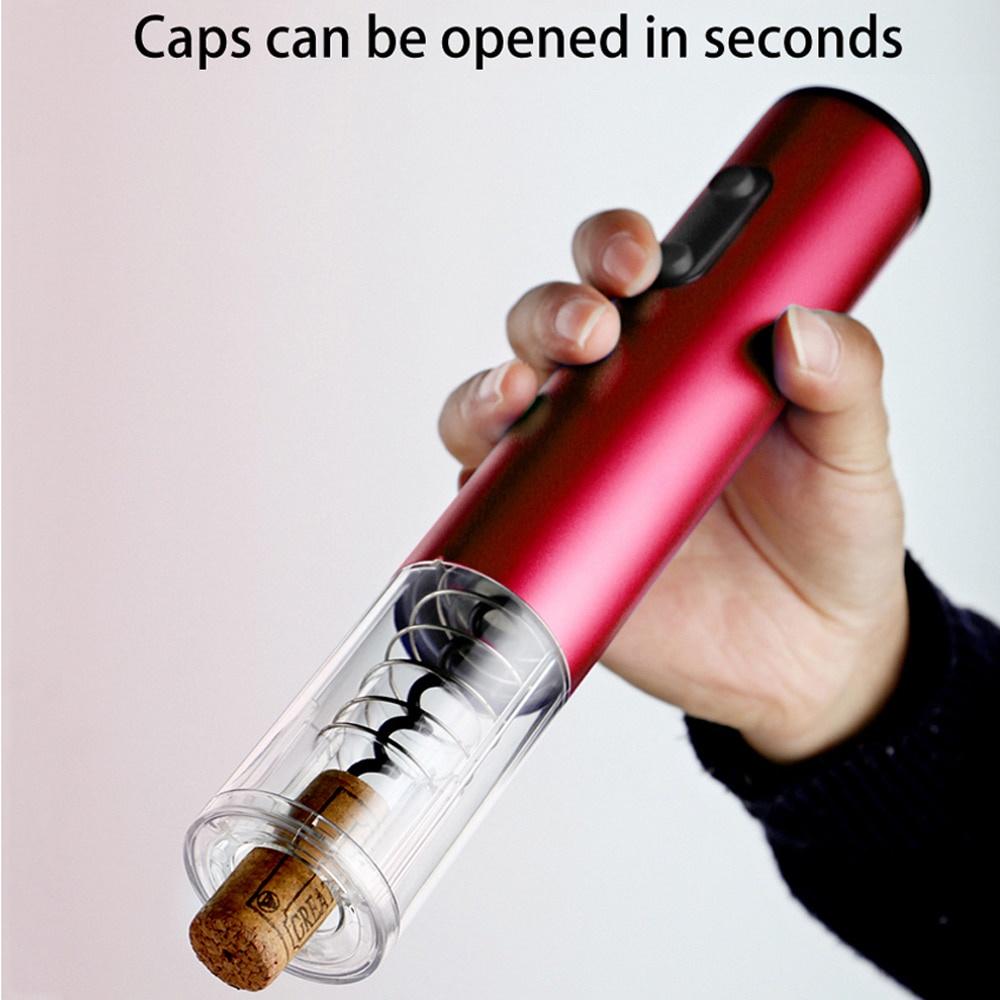 Electric Wine Automatic Bottle Opener Portable Bottle Open Household Foil Cutter Electric Wine Opener Kichen Accessories
