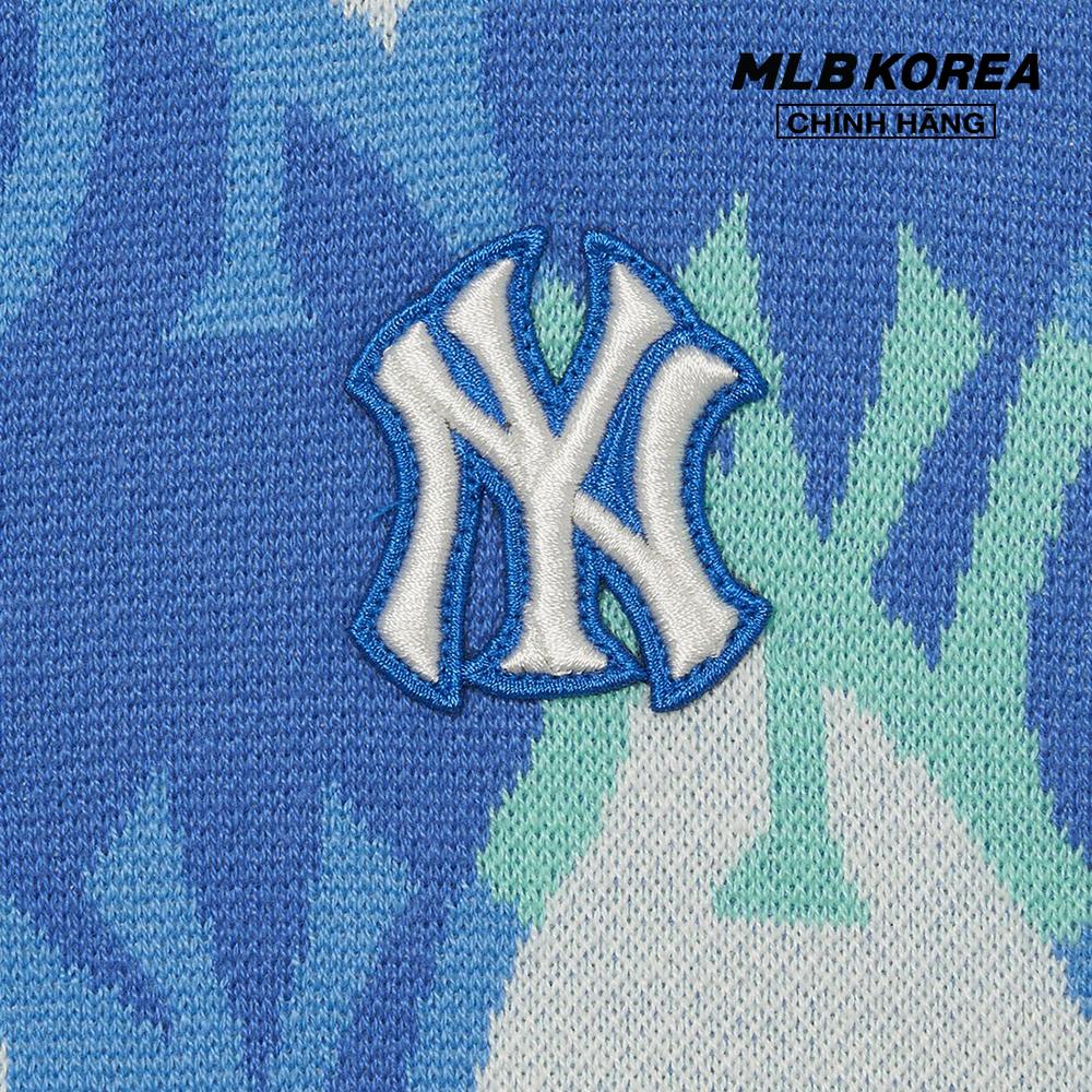 MLB - Áo khoác cardigan nữ dáng croptop Argyle Monogram 3FKCM0331