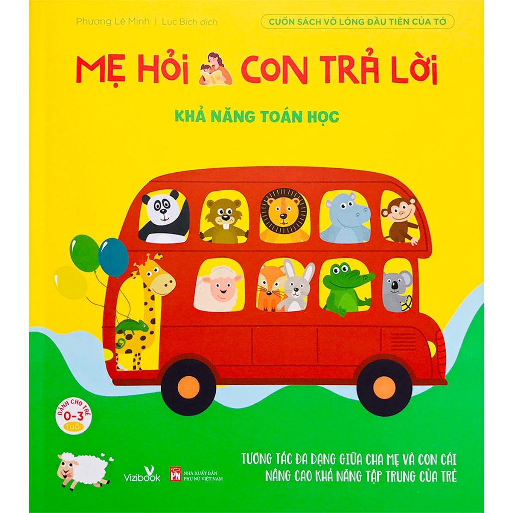 Mẹ Hỏi Con Trả Lời - Khả Năng Toán Học - Cuốn Sách Vỡ Lòng Đầu Tiên Của Tớ Truyện kể cho bé trước giờ đi ngủ 0-3 tuổi