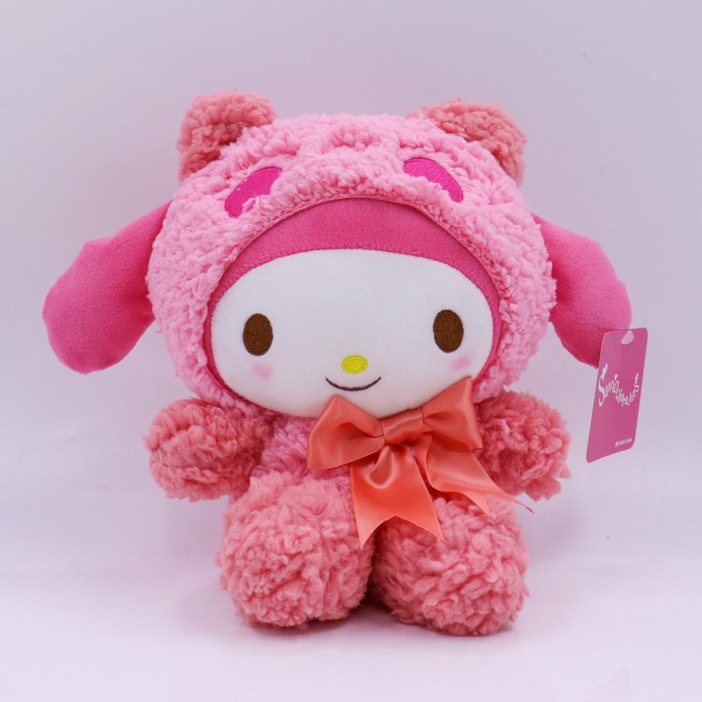 SANRIO Búp Bê Nhồi Bông Mềm Mại Hình Kuromi Đáng Yêu