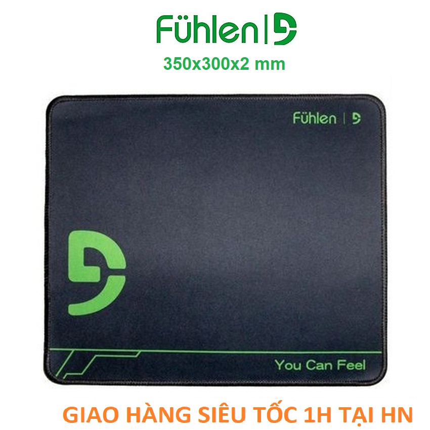 Bàn di chuột Fuhlen MP1 Black (350*300*2 mm) - Hàng Chính Hãng