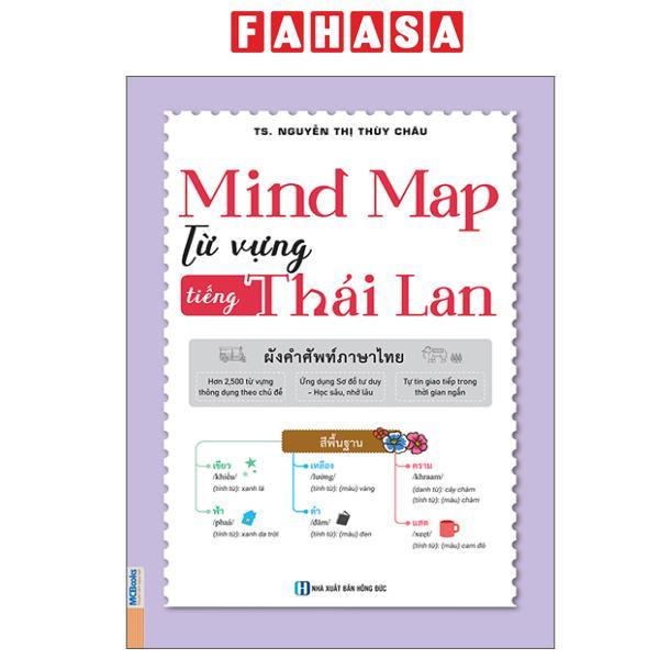 Sách - Mind Map Từ Vựng Tiếng Thái Lan - ผังคำศัพท์ภาษาไทย