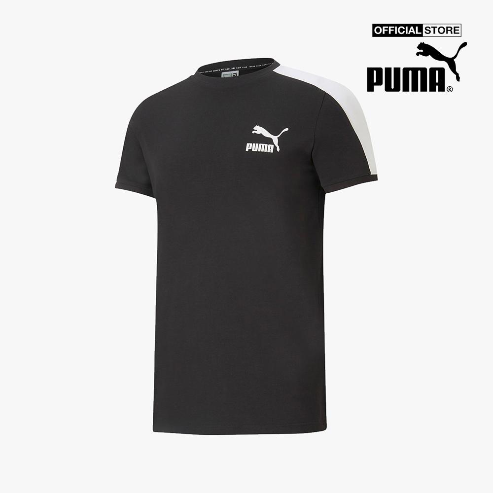 PUMA - Áo thun thể thao nam cổ tròn ngắn tay Iconic T7 Train 599869