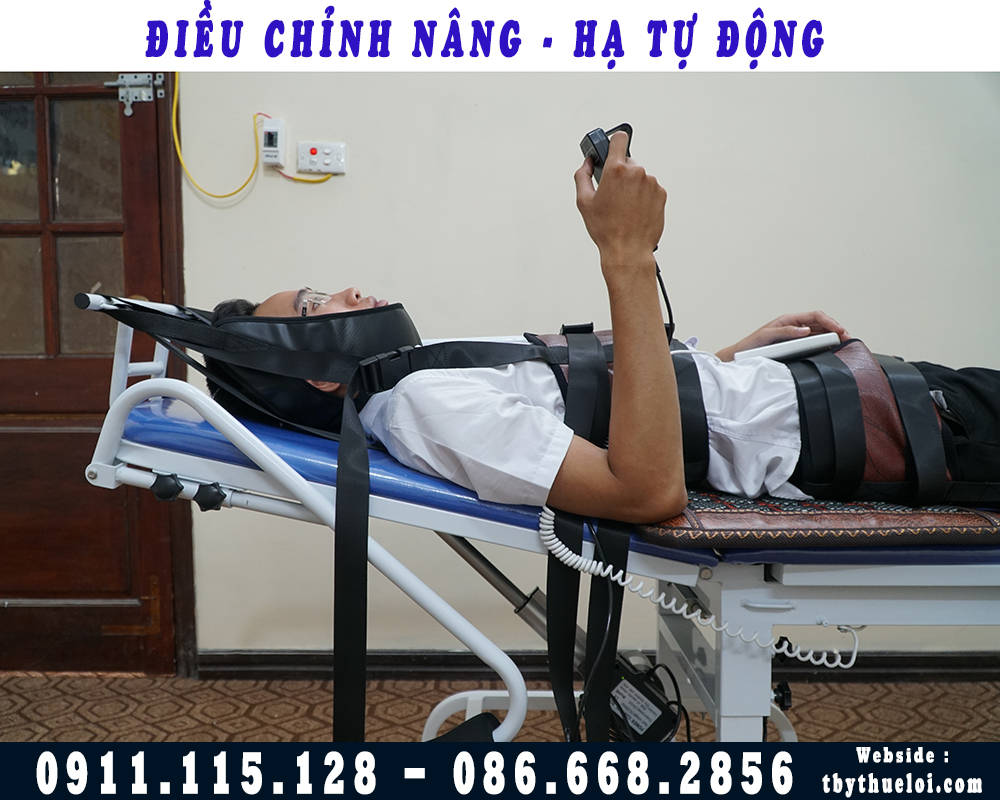 Giường Kéo Giãn Cột Sống Lưng Cổ Tự Động Hiện Đại YB - 2009KI