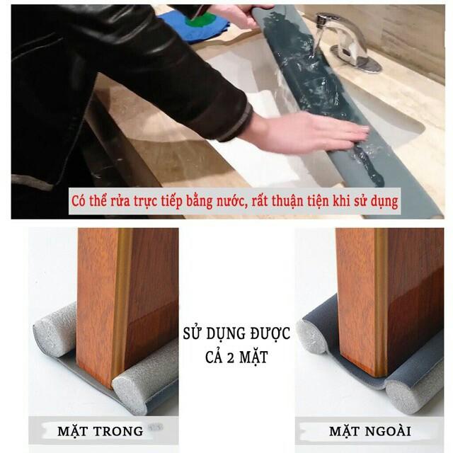 Nẹp xốp chặn khe cửa chống côn trùng, bụi bẩn, cách nhiệt, cách âm - tránh kẹp tay chân trẻ nhỏ