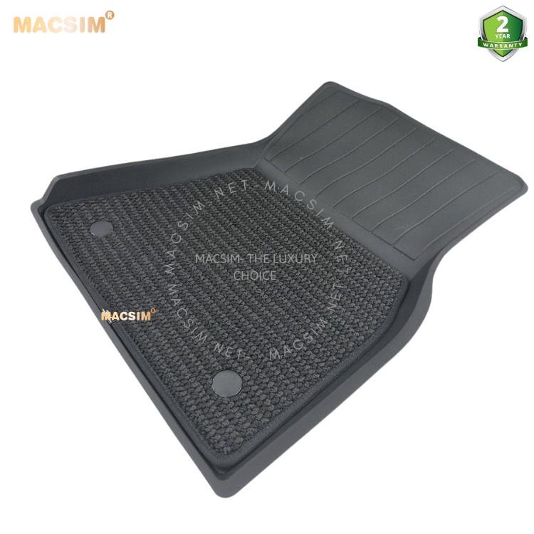 Thảm lót sàn ô tô 2 lớp cao cấp dành cho xe BMW X6 2019+ nhãn hiệu Macsim 3w chất liệu TPE