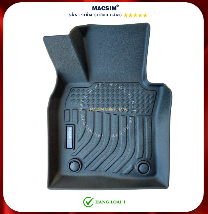 Hình ảnh Thảm lót sàn xe ô tô Mazda CX30 (sd) Nhãn hiệu Macsim chất liệu nhựa TPE cao cấp màu đen