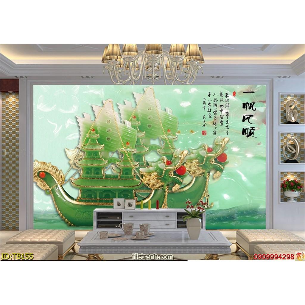 BỘ TRANH DÁN TƯỜNG THUẬN BUỒM XUÔI GIÓ NHIỀU MẪU