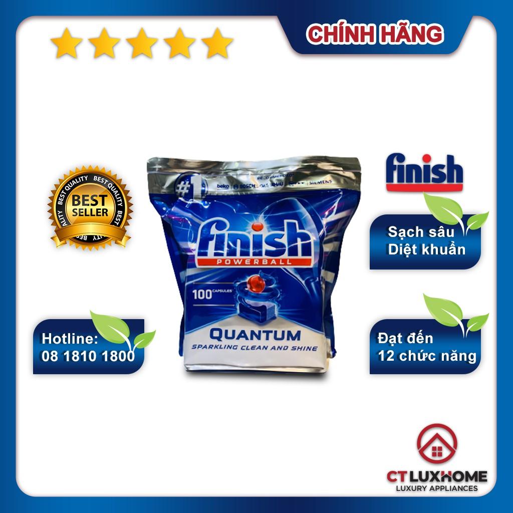 Viên rửa bát Finish Quantum 100 viên - Hàng chính hãng