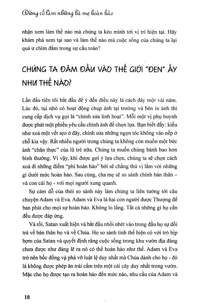 Đừng Cố Làm Những Bà Mẹ Hoàn Hảo