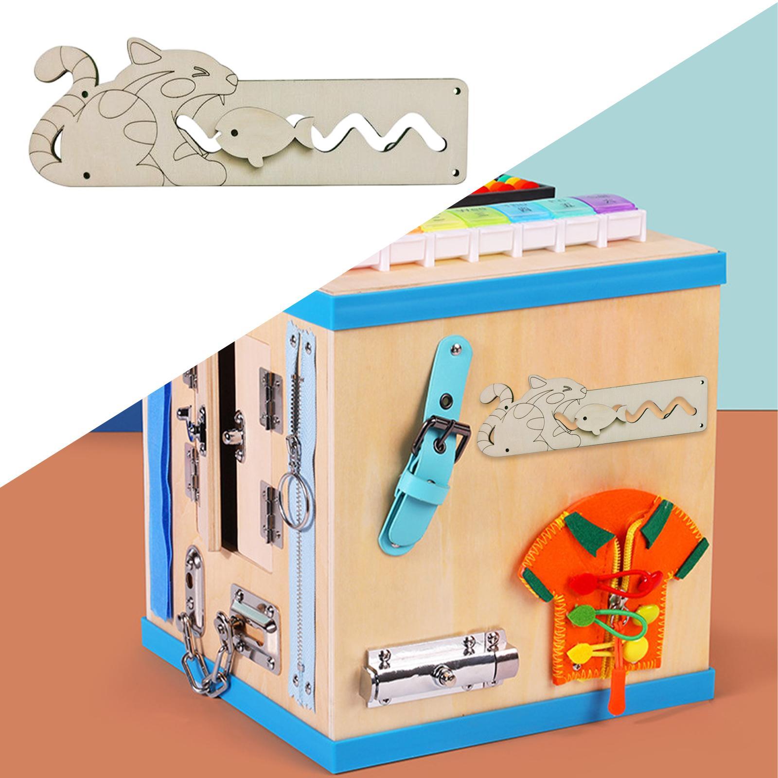 Sensory Board Accessories Cognition Toy Game for Kids Boy Birthday Gifts