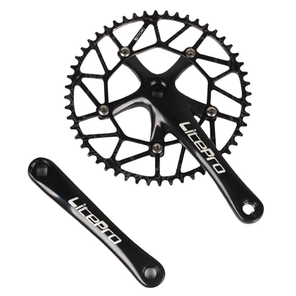 Bike 50-58T 9- Crankset 170mm Crankarms 130BCD Chainring