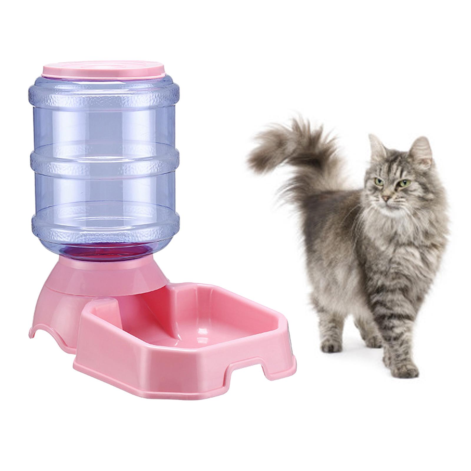 Automatic Cat Dog Feeder Water Dispenser for Small Medium Dog Pets Puppy Kitten Large Capacity 3.8L