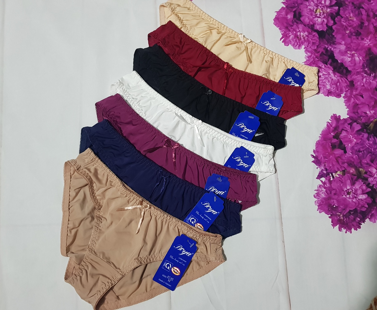 Quần lót nữ thun lạnh trơn Boya 057T – Mát lạnh, co giãn 4 chiều