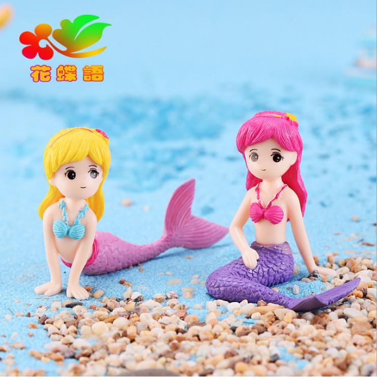 Tiểu Cảnh - Nàng Tiên Cá dùng trang trí terrarium/ mô hình trang trí/ bể cá/ bể thủy sinh