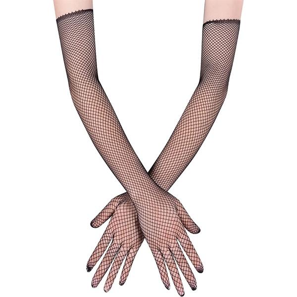 Găng tay lưới dài đen chụp thời trang cho nữ mới t6/2023 Giangpkc