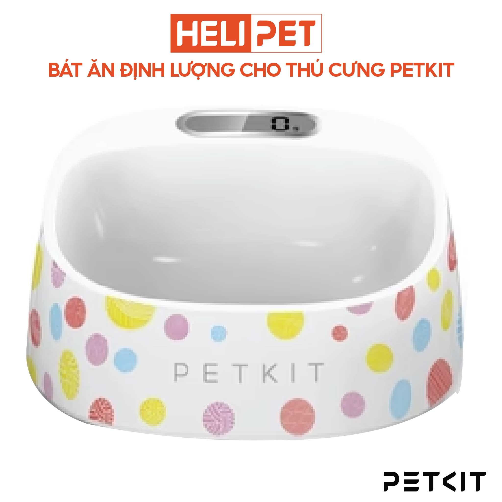 Bát Ăn Thông Minh, Chén Ăn Định Lượng, Cân Thức Ăn Cao Cấp, Kháng Khuẩn PETKIT - HeLiPet