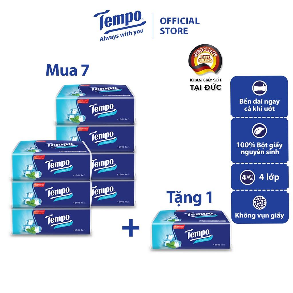 [MUA 7 GÓI TẶNG 1 GÓI KHÔNG MÙI] Khăn giấy cao cấp Tempo Softpack/Box Facial - Bền dai, an toàn cho da - Thương hiệu Đức