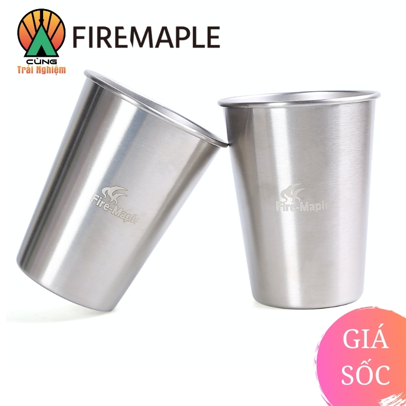 COMBO 2 Cốc Fire Maple Chuyên dụng cho đồ uống lạnh, bia FMP Cup01 Gọn Nhẹ dành cho Dã Ngoại, Cắm Trại