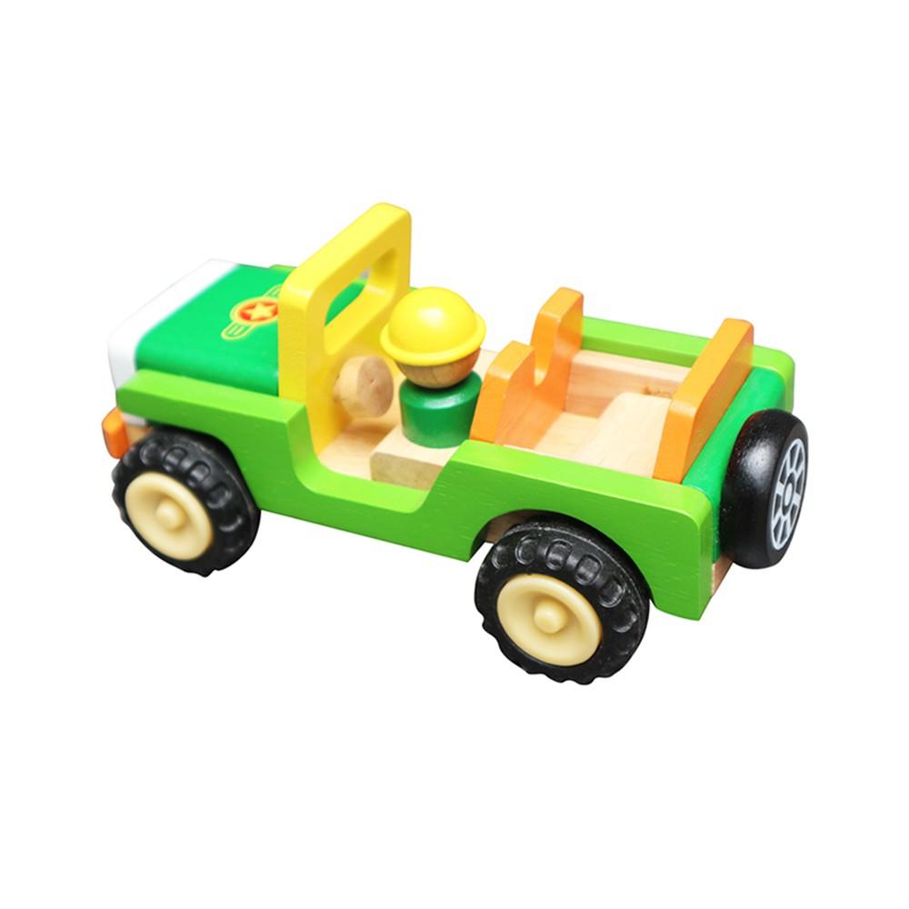 Đồ chơi gỗ Xe Jeep quân đội | Winwintoys 68302 | Phát triển trí tưởng tượng và sáng tạo | Đạt tiêu chuẩn CE và CR