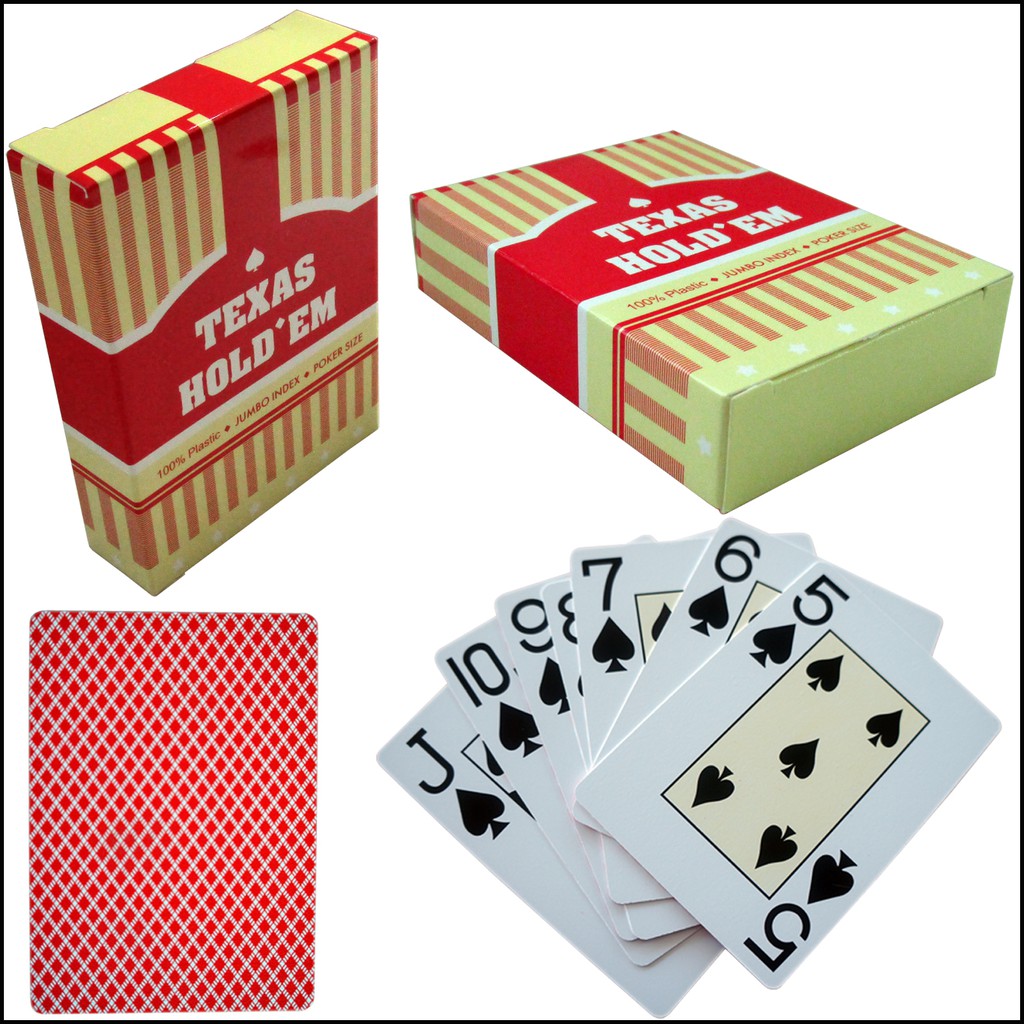 Hình ảnh Bài Poker Texas Hold'em Hold em Siêu bền siêu đàn hồi